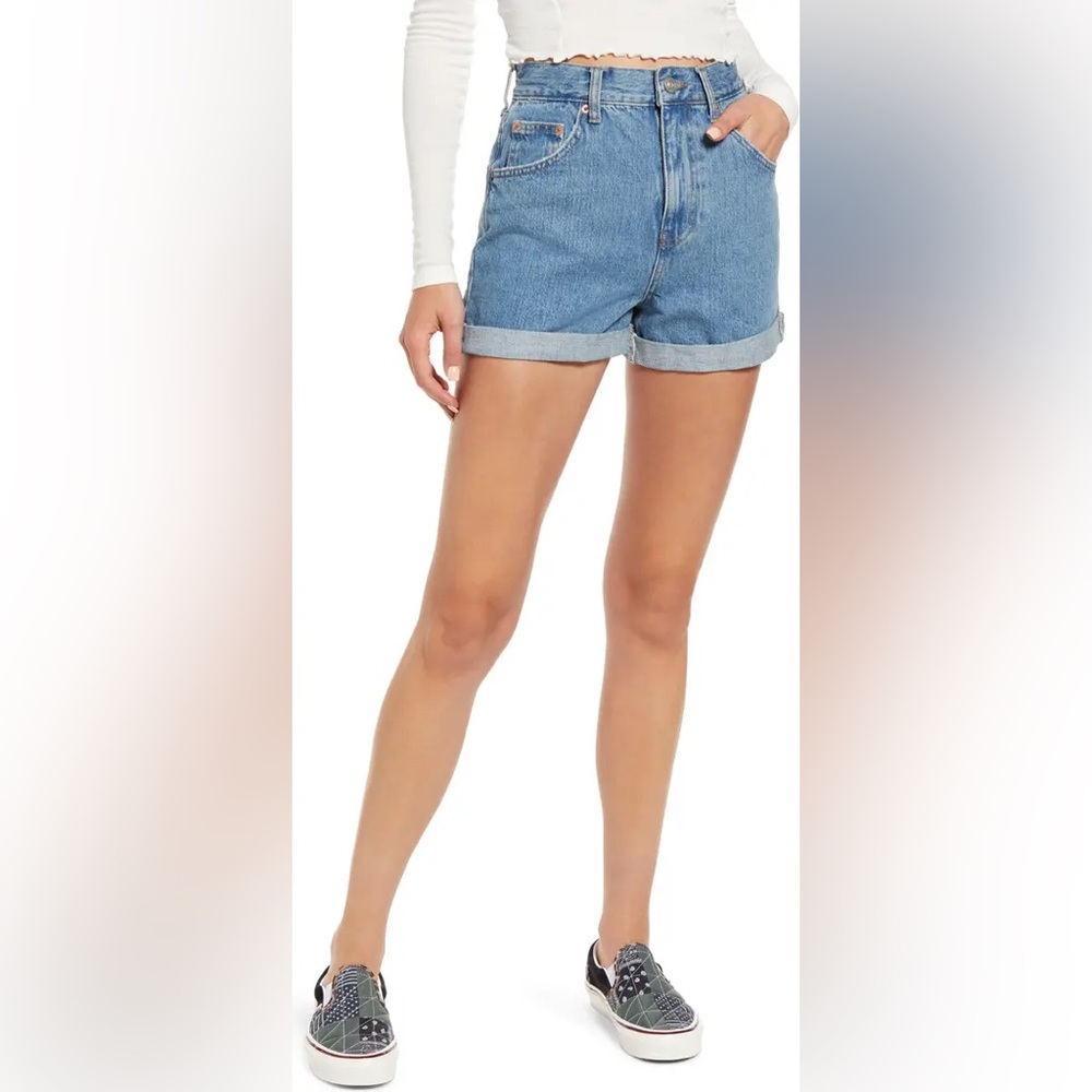 BDG Urban Outfitters Roll Hem Mom Shorts
